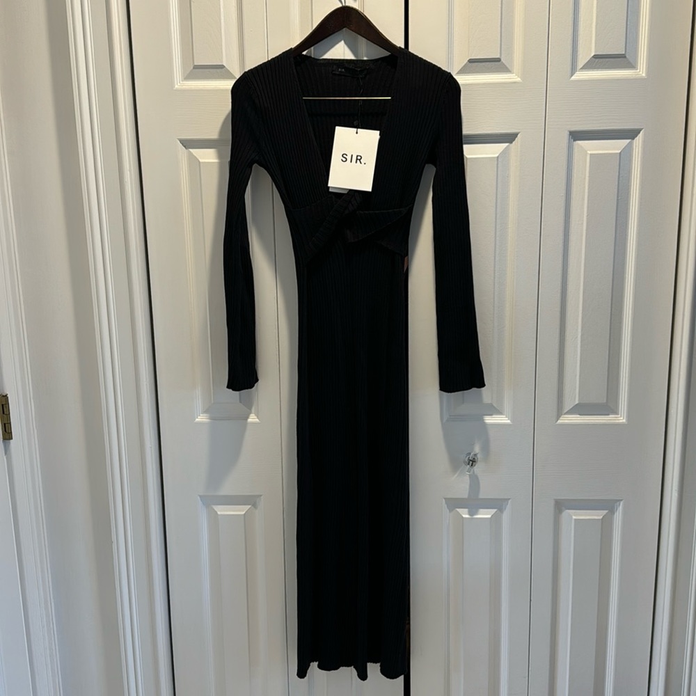 SIR Enes Twist long sleeve dress NWT